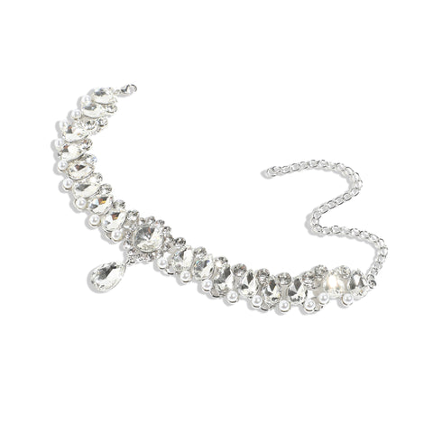 Silver-Plated Choker Necklace