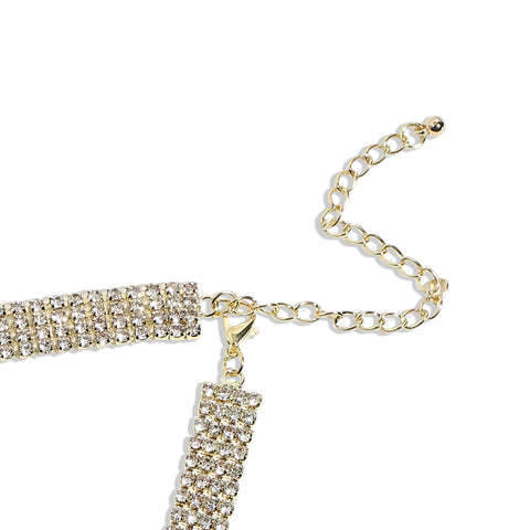 Silver-Plated Choker Necklace