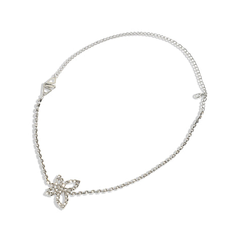 Silver-Plated Choker Necklace