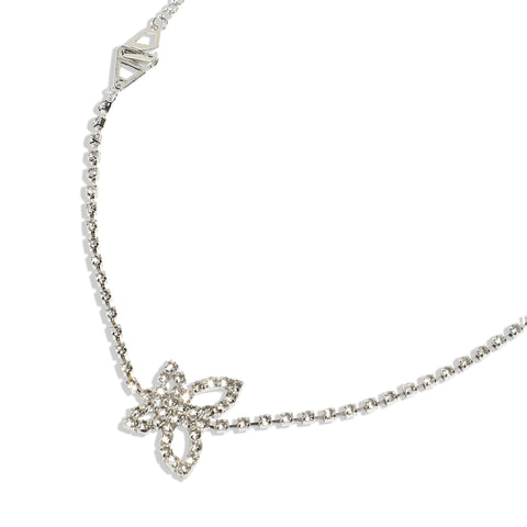 Silver-Plated Choker Necklace
