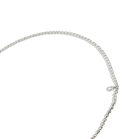 Silver-Plated Choker Necklace