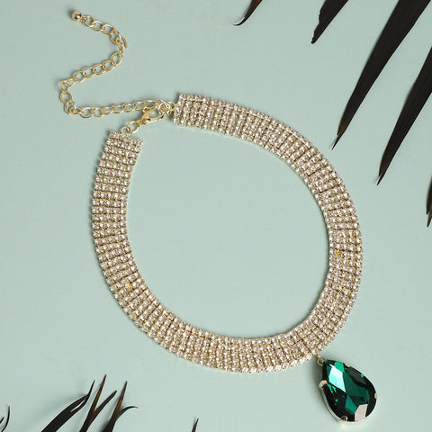 Gold-Plated Choker Necklace