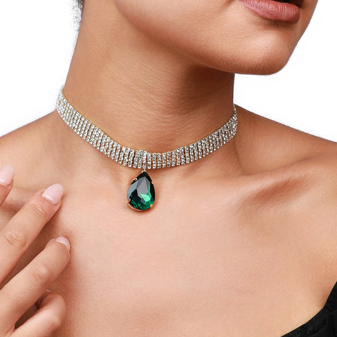 Gold-Plated Choker Necklace