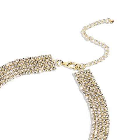 Gold-Plated Choker Necklace