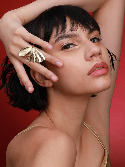 Gold-Plated Finger Ring