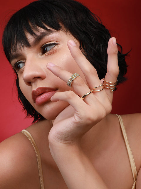 Gold-Plated Finger Ring