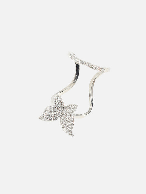 Silver-Plated Nail Ring