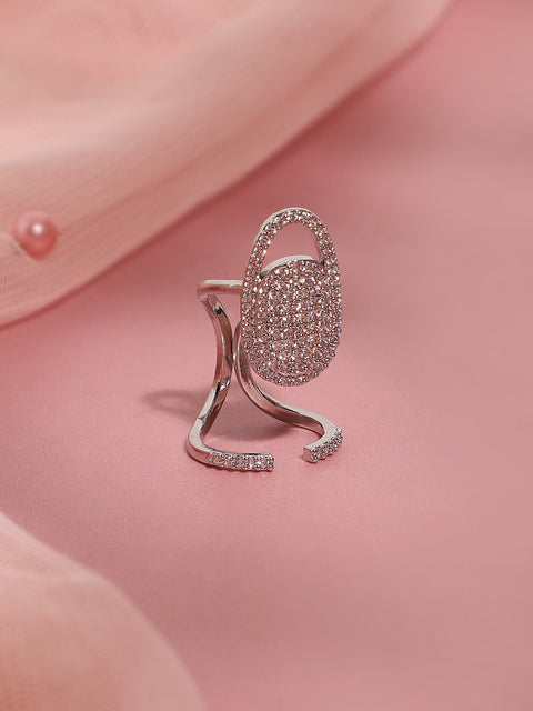 Gold-Plated Nail Ring