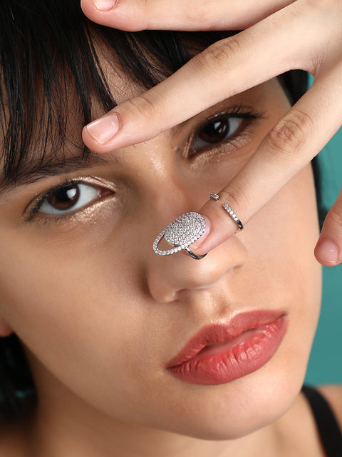 Gold-Plated Nail Ring