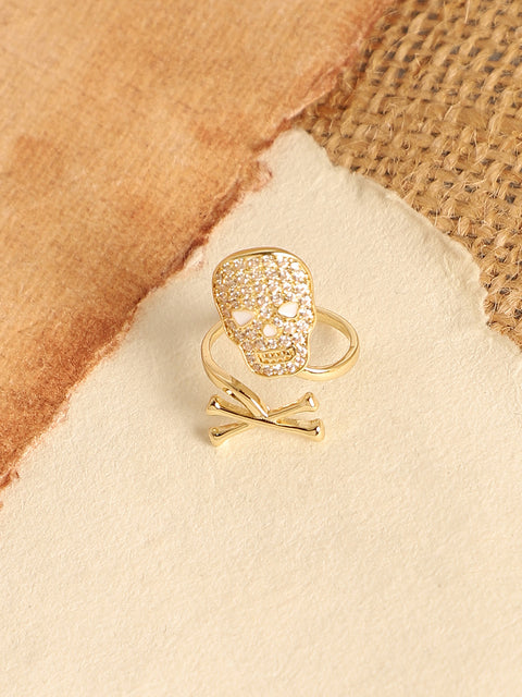 Gold-Plated Nail Ring