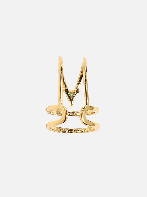 Gold-Plated Nail Ring