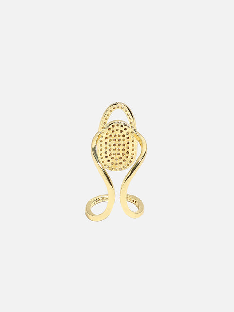 Gold-Plated Nail Ring