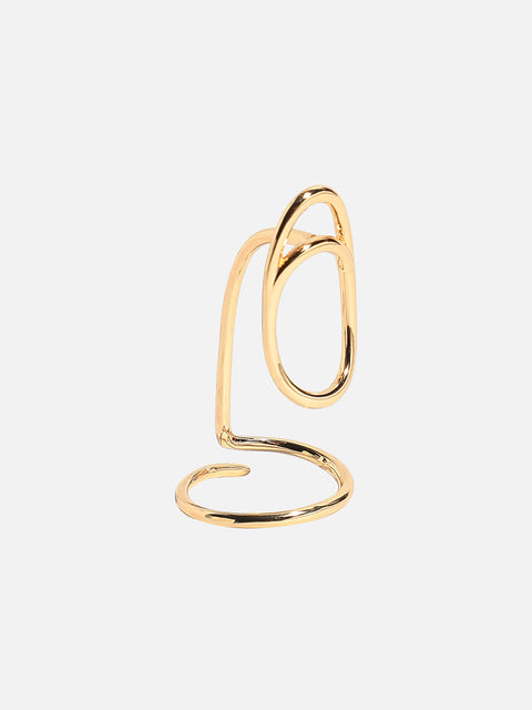 Gold-Plated Nail Ring