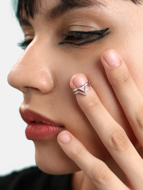 Gold-Plated Nail Ring