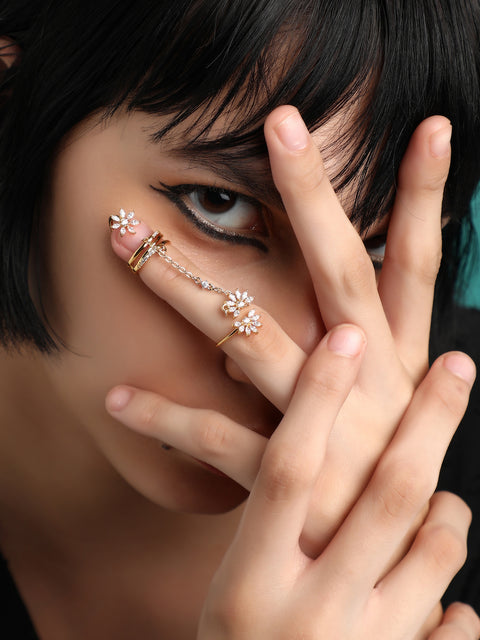 Gold-Plated Finger Ring