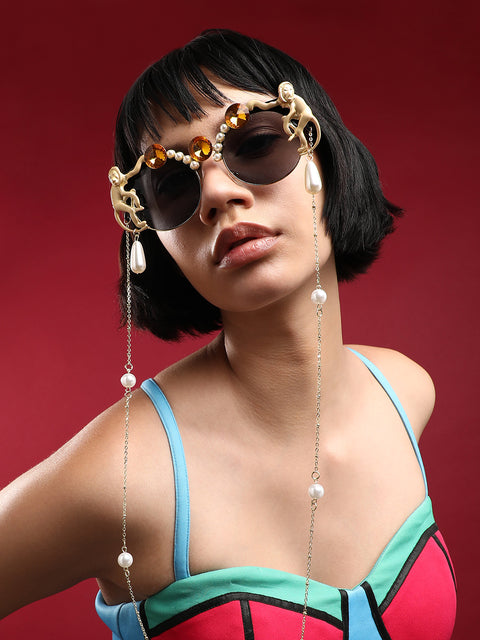 Glamour in the Sun: Embellished Sunglasses