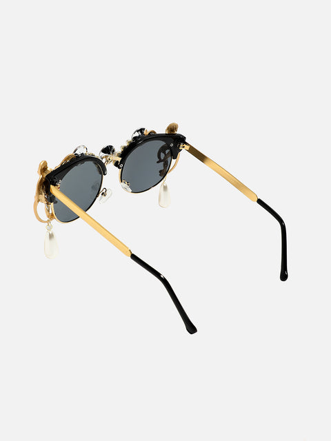 Glamour in the Sun: Embellished Sunglasses
