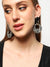 Sohi Black & White Drop Earrings