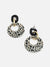 Sohi Black & White Drop Earrings