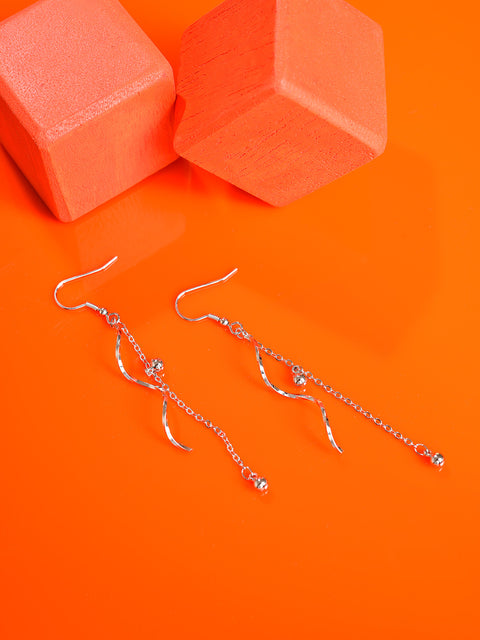 Gold Plated Designer Stone Drop Earring
