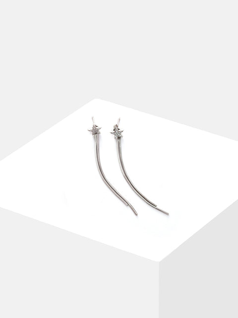 Gold Plated Designer Stone Drop Earring