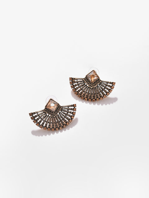 Gold Plated Designer Stud