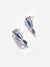 Silver Plated Designer Stone Stud Earrings
