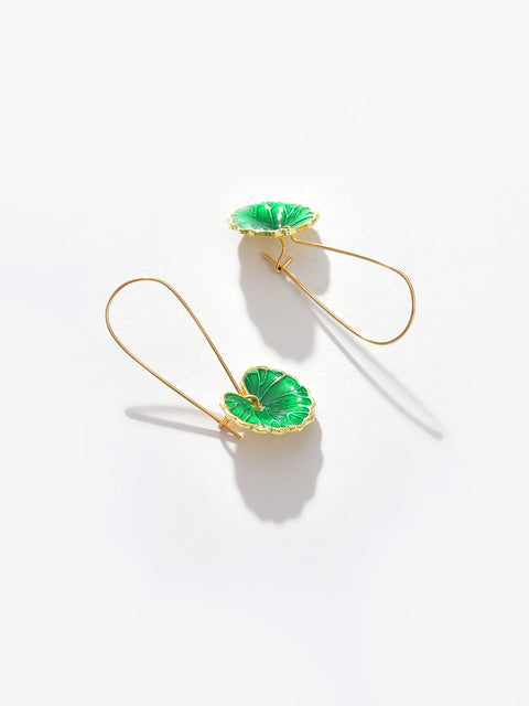 Gold Plated Designer Drop Earrings