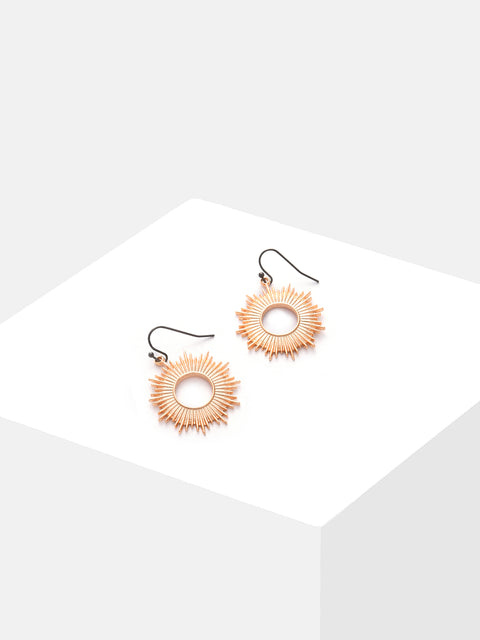 Gold Plated Designer Drop Earrings