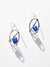 Silver Plated Designer Drop Earrings