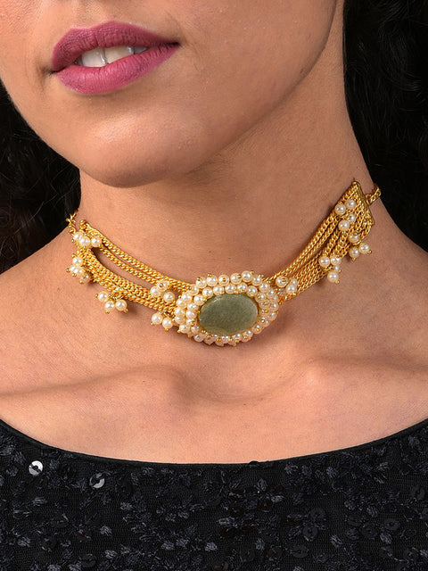 Emerald Green Drop Earrings