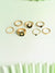 Pack Of 7 Gold Plated Designer Ring