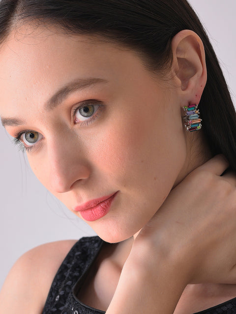 MULTILAYERED NECKLACE WITH DESIGNER RING & EARRING