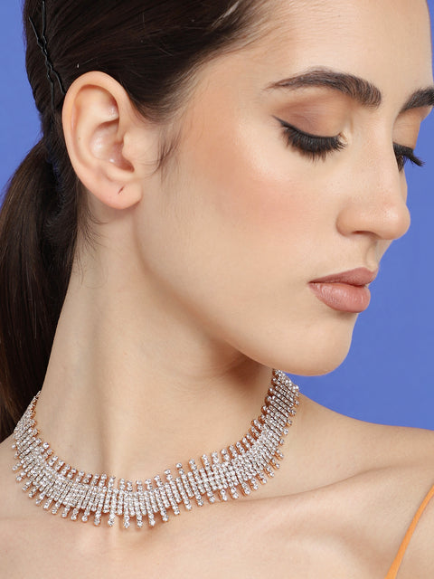 COMBO OF NECKLACE EARRINGS & BRACELET
