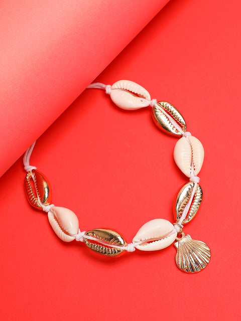 Shell Anklet Cum Bracelet