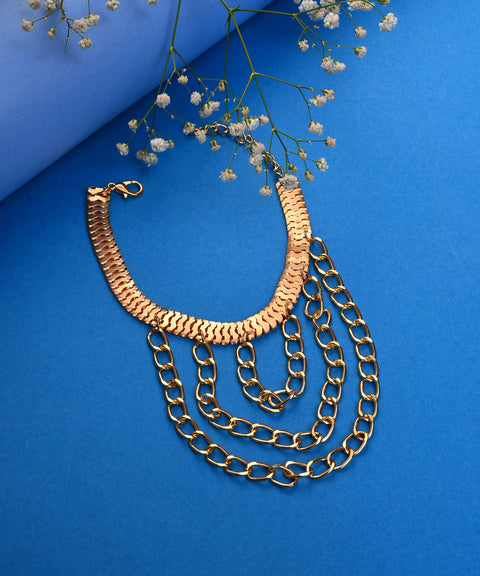 Gold Plated Chain Anklet