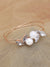 GOLD PLATED PARTY PEARLS BRACELET FOR WOMEN