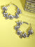 Silver-Plated Circular Earrings