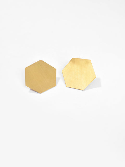 Gold Plated Designer Stud
