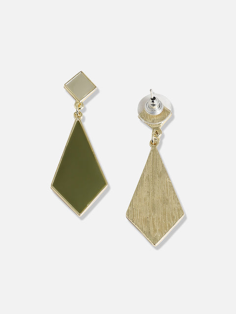 Gold Plated Designer Casual Drop Earring