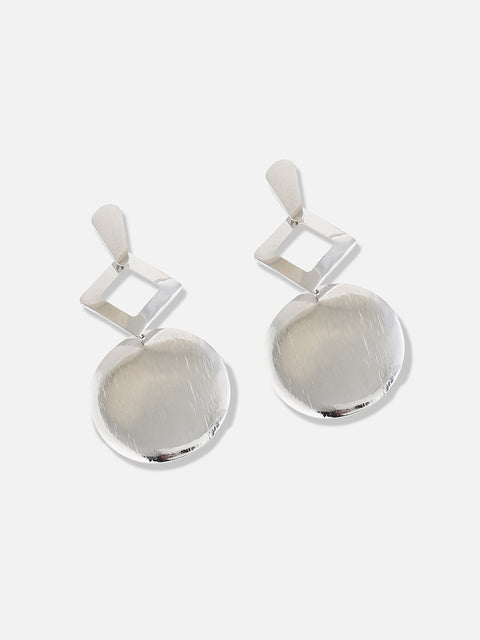 Silver Plated Designer Casual Drop Earring