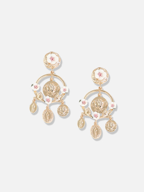 Gold Plated Designer Party Drop Earring