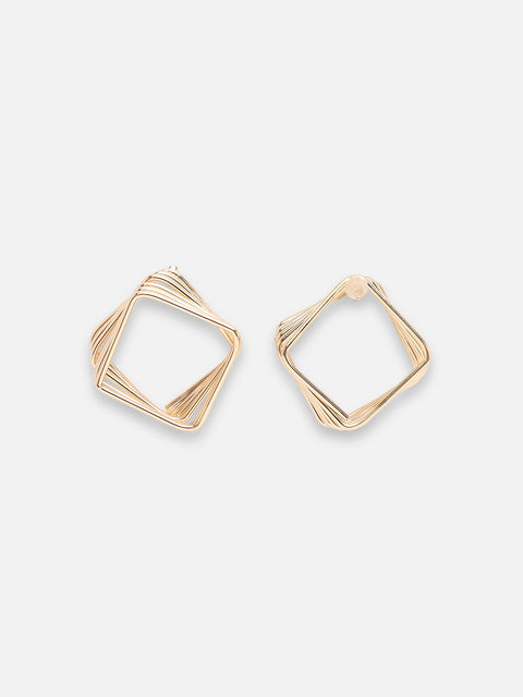 GOLD PLATED PARTY DESIGNER DROP EARRING FOR WOMEN