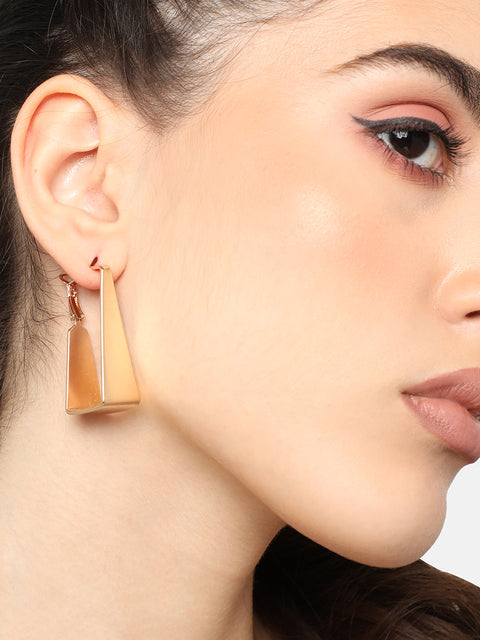 GOLD PLATED PARTY DESIGNER DROP EARRING FOR WOMEN