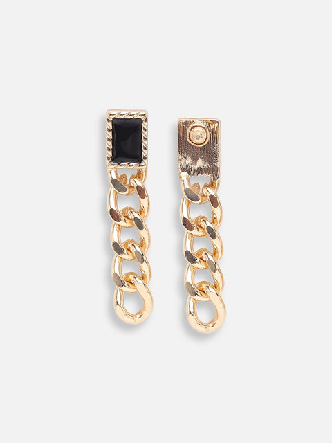 GOLD PLATED PARTY DESIGNER DROP EARRING FOR WOMEN