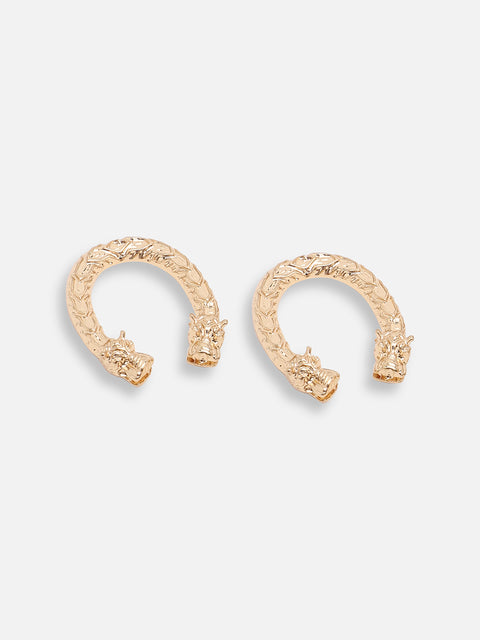 GOLD PLATED CASUAL DESIGNER DROP EARRING FOR WOMEN