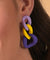 Tie-Dye Tassel Earrings