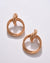 Pack of 2 Gold Plated Designer Drop Earring