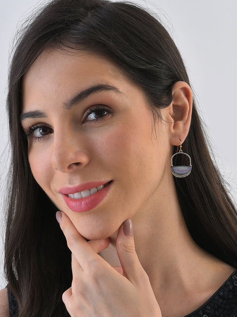 Gold Plated Designer Drop Earrings