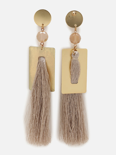 Gold Plated Designer Drop Earring